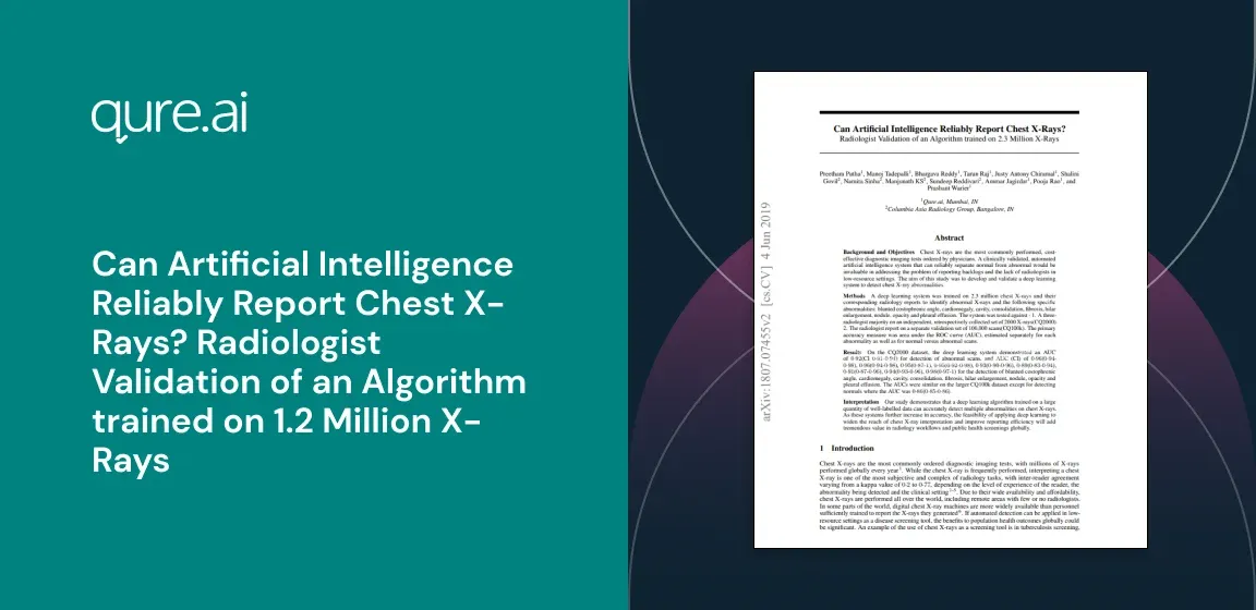 Can Artificial Intelligence Reliably Report Chest X-Rays Radiologist Validation of an Algorithm trained on 1.2 Million X-Rays.webp
