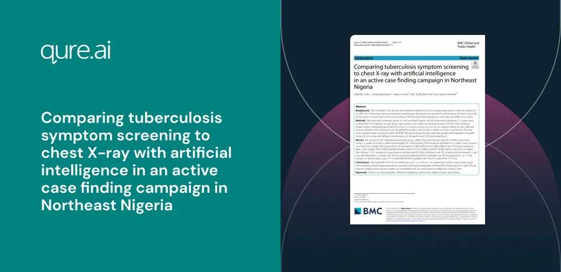 Comparing tuberculosis symptom screening to chest X-ray with artificial intelligence in an active case finding campaign in Northeast Nigeria.webp
