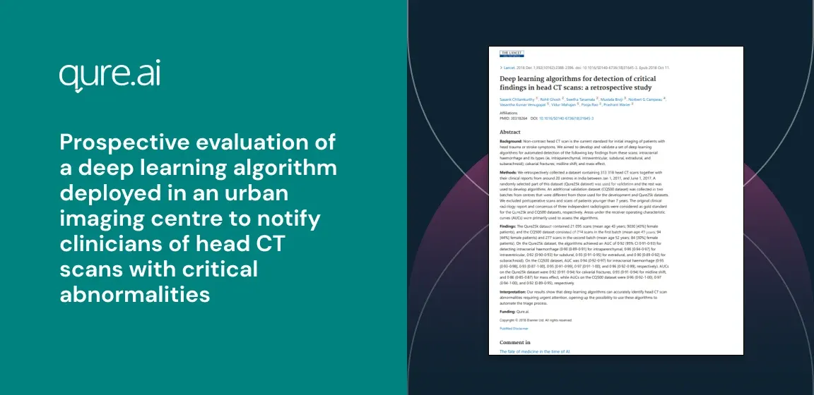 Prospective evaluation of a deep learning algorithm deployed in an urban imaging centre to notify clinicians of head CT scans with critical abnormalities.webp